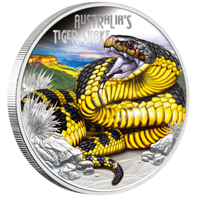 Silbermünze 1 oz Deadly & Dangerous Tiggerotter Proof 2025