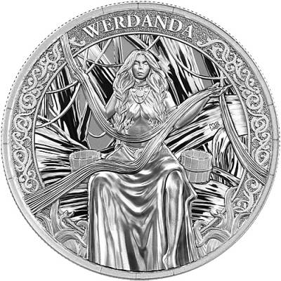 1 Unze Silber Norns Werdanda Germania Mint 5 Mark 2026