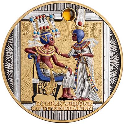 Silbermünze 3 oz Goldener Thron des Tutanchamun 2026