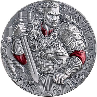 Silbermünze 2 oz  The Way to Valhalla Ivar der Knochenlose 2025