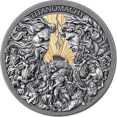 Silbermünze 500 gramm The Great Greek Mythology Titanomachy 2026
