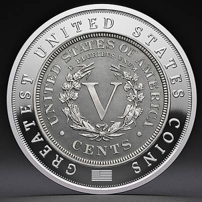 Silbermünze 2 oz Greatest USA Coins 1913 Liberty Head Nickel