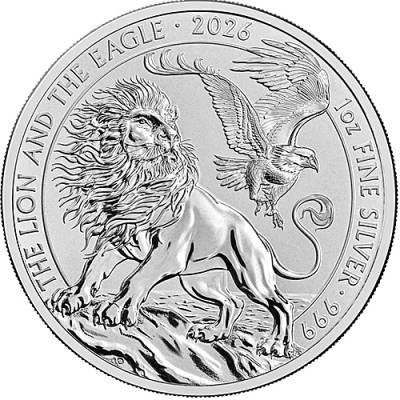 Silbermünze 1 oz The Lion and the Eagle 2026