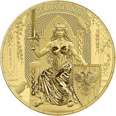 1 oz Gold Germania Proof 100 Mark 2026