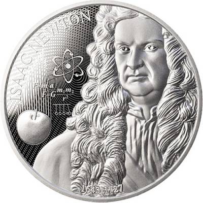 Silbermünze 1 oz Isaac Newton – Science Explained Proof 2025