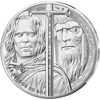 Silbermünze 10 Euro Herr der Ringe(TM) Aragorn(TM) und das Heer der Toten 2026