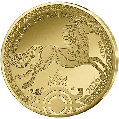 Goldmünze 100 Euro Herr der Ringe(TM) Flaage von Rohan(TM) 2026