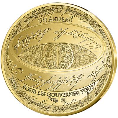 Goldmünze 100 Euro Herr der Ringe(TM) Der Eine Ring 2026