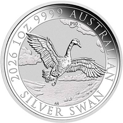 1 Unze Silbermünze Australien Schwan 2026