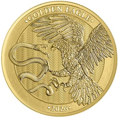 1 Unze Gold Golden Eagle Malta 100 Euro Germania Mint 2026