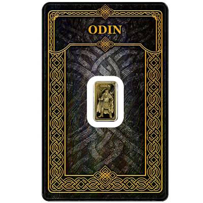 Goldbarren 1/100 oz Germania Mint Gods of Germania - Odin 999,9/1000 Proof