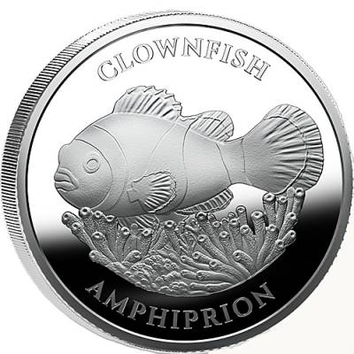 Silbermünze 1 oz Marine Life - Clownfish Pitcairn Islands 2026