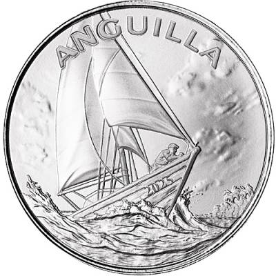 Silbermünze 1 oz Eastern Caribbean Anguilla Regatta 2025
