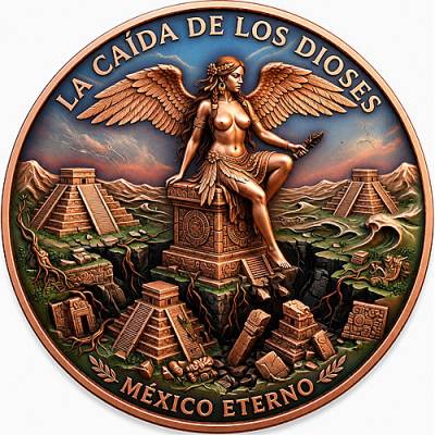Kupfer 1 oz Mexico Eterno High Relief
