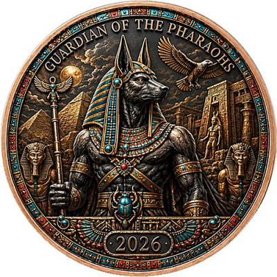 Kupfer Round 1 oz Egypt Ancient Empires High Relief 2026