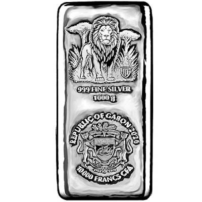 Münzbarren 1 kg Silber Germania Mint Savanna Spirits Lion