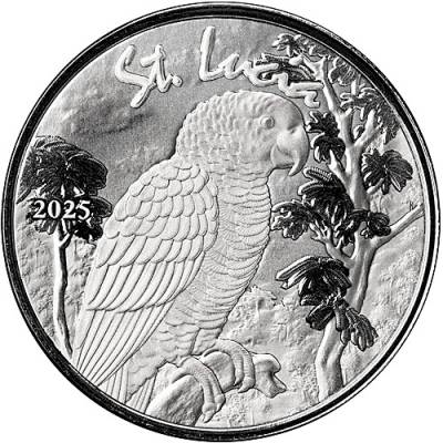 Silbermünze 1 oz Eastern St. Lucia Parrot 2025