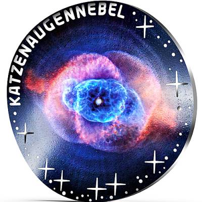 Silbermünze 20 Euro Faszination Universum Katzenaugennebel 2026