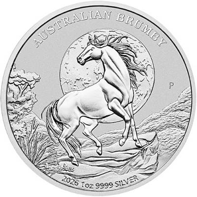 Silbermünze 1 oz Australian Brumby 2026