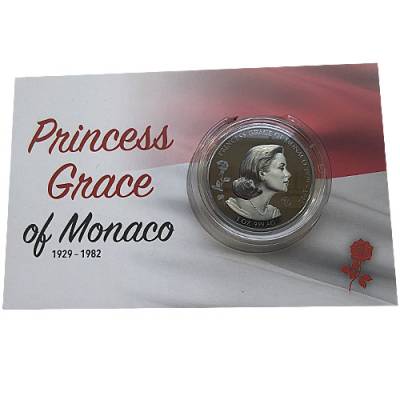 Silbermünze 1 oz Grace Kelly Shadow Minting im Blister 2022