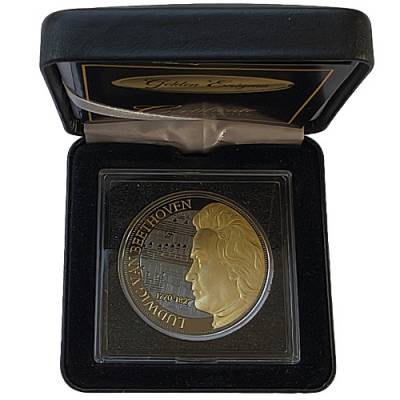 Silbermünze 1 oz Ludwig Van Beethoven Golden Enigma Proof Black Ruthenium 2020