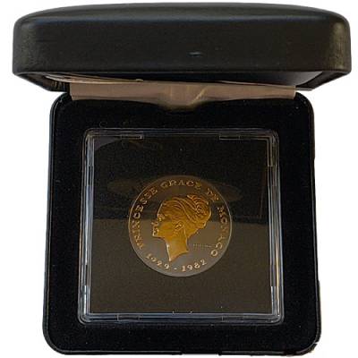 Silbermünze 11,4 gramm Monaco Grace Kelly 1982 Golden Enigma Premium Edition