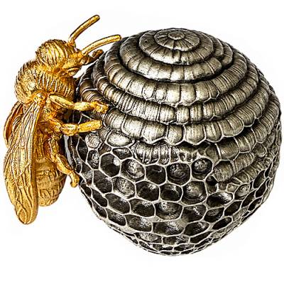 Silber 2 oz BEE – Herrscherin der Nester 2026