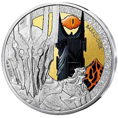 Silbermünze 50 Euro Herr der Ringe(TM) Sauron(TM) und Mordor 2026