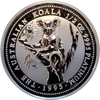 1/2 oz Platinmünze Koala 1995 - Perth Mint