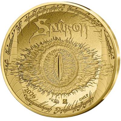 Goldmünze 500 Euro 3,5 gramm Herr der Ringe (TM) Das Auge Saurons 2026