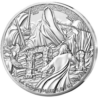 Silbermünze 10 Euro Herr der Ringe(TM) Nazguls in den Ruinen 2026