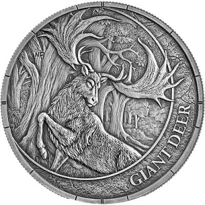 1 Unze Silber Germania Mint Megafauna Riesenhirsch Oblivion UV-Effekt 2026