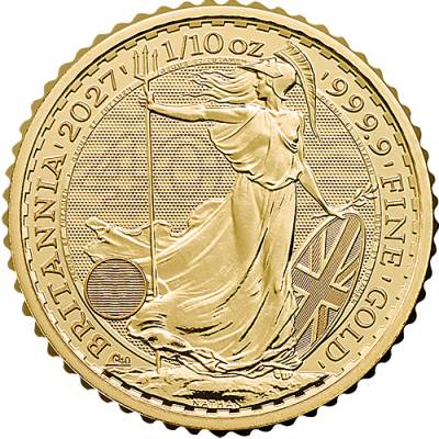 1/10 Unze Goldmünze Britannia Charles III 2027
