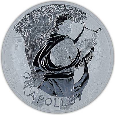 Silbermünze 1 oz Gods of Olympus Apollo 2023