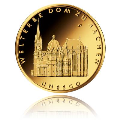 100 € Gold Dom zu Aachen 2012 (1/2 Unze)