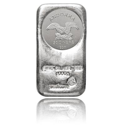 1 kg Silber Umicore-Andorra Münzbarren