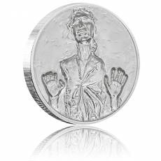 2 Oz Silbermünze Star Wars Han Solo HighRelief 2017 zweites Motiv