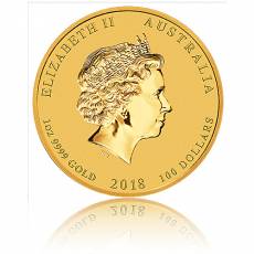 1 Unze Goldmünze Australien Perth Mint Dragon & Phoenix (2018)