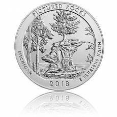 5 oz Silber US- Mint American Beautiful Michigan - Pictured Rocks (2018)