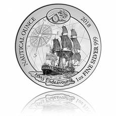 1 Unze Silbermünze Proof Ruanda Nautical Ounce Serie -  Endeavour 2018