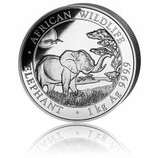 Somalia Elefant (2019) 1kg Silber 999.9/1000