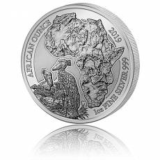 1 Unze Silbermünze 999/1000 Ruanda Schuhschnabel PP 2019