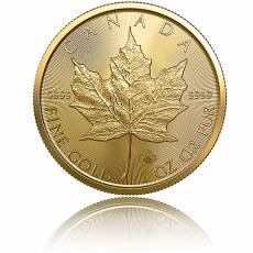 1/10 Unze Gold Maple Leaf 2023