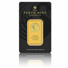 1 Unze Goldbarren Perth Mint - Känguru 999,9/1000