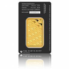 50 gramm Goldbarren Perth Mint - Känguru 999,9/1000