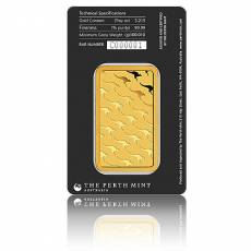 100 gramm Goldbarren Perth Mint - Känguru 999,9/1000