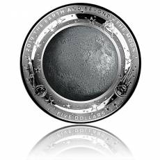 Silbermünze 1 oz Earth & Beyond 2. Ausgabe Der Mond Gewölbt PP (2019)