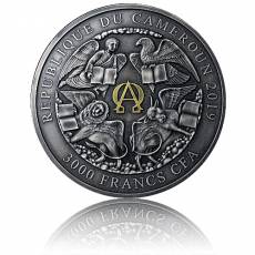 3 Unzen Silbermünze Four Horsemen of Apokalypse - Antik Finish 2019