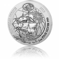 1 Unze Silbermünze Ruanda Nautical Ounce Serie -  Victoria 2019