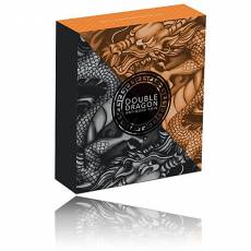 2 Unzen Silbermünze 2 $ - Double Dragon Antik Finish 2019